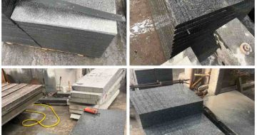 固原 芝麻黑地铺石材