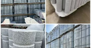 固原 芝麻白花岗岩挡车柱、隔离柱多少钱