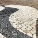 固原 黄金麻冰裂缝室外铺装效果完美展示