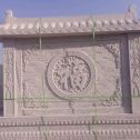 固原 芝麻白花岗岩屏风，照壁，影壁