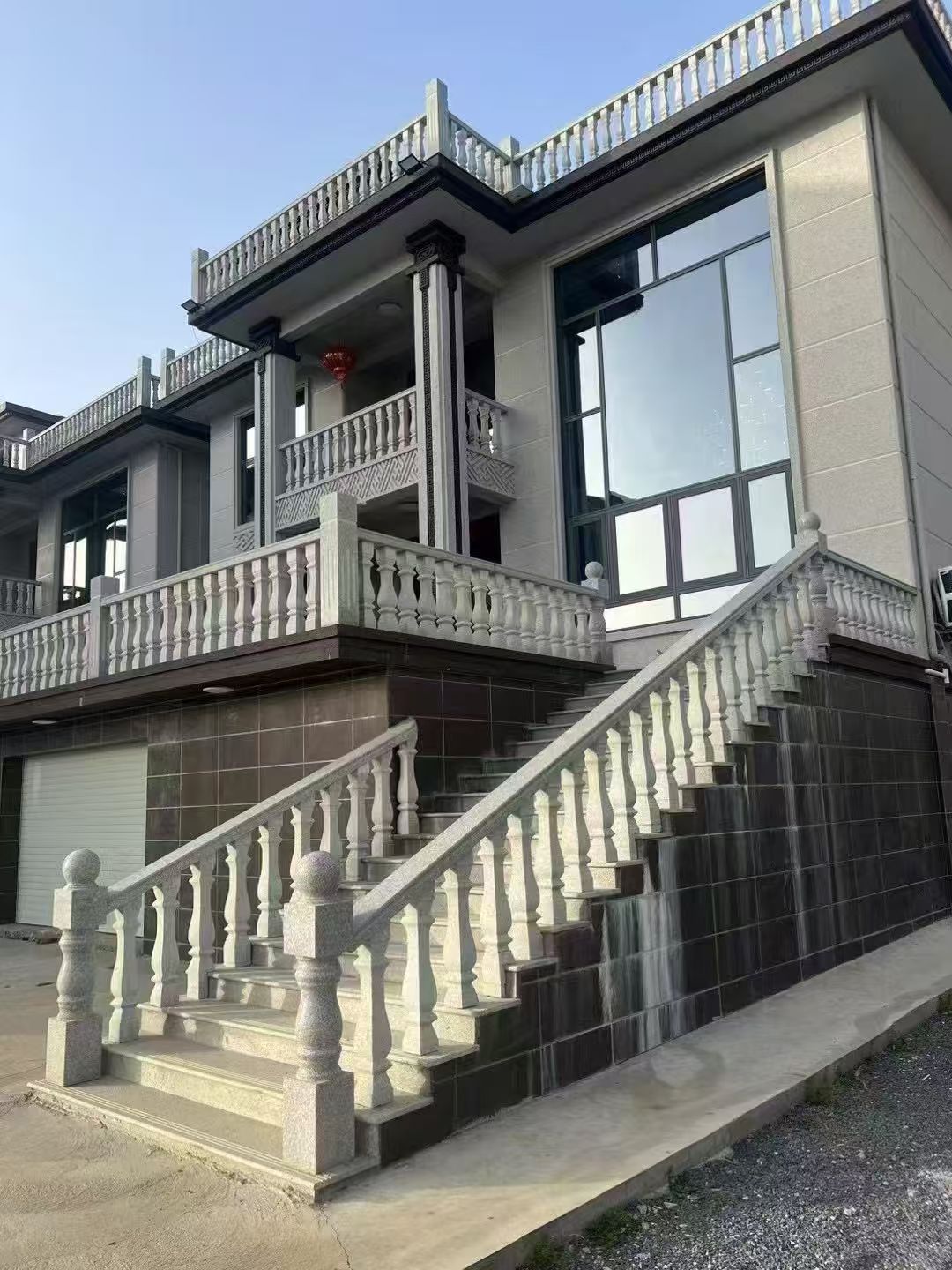 固原 芝麻白别墅阳台栏杆，楼梯栏杆