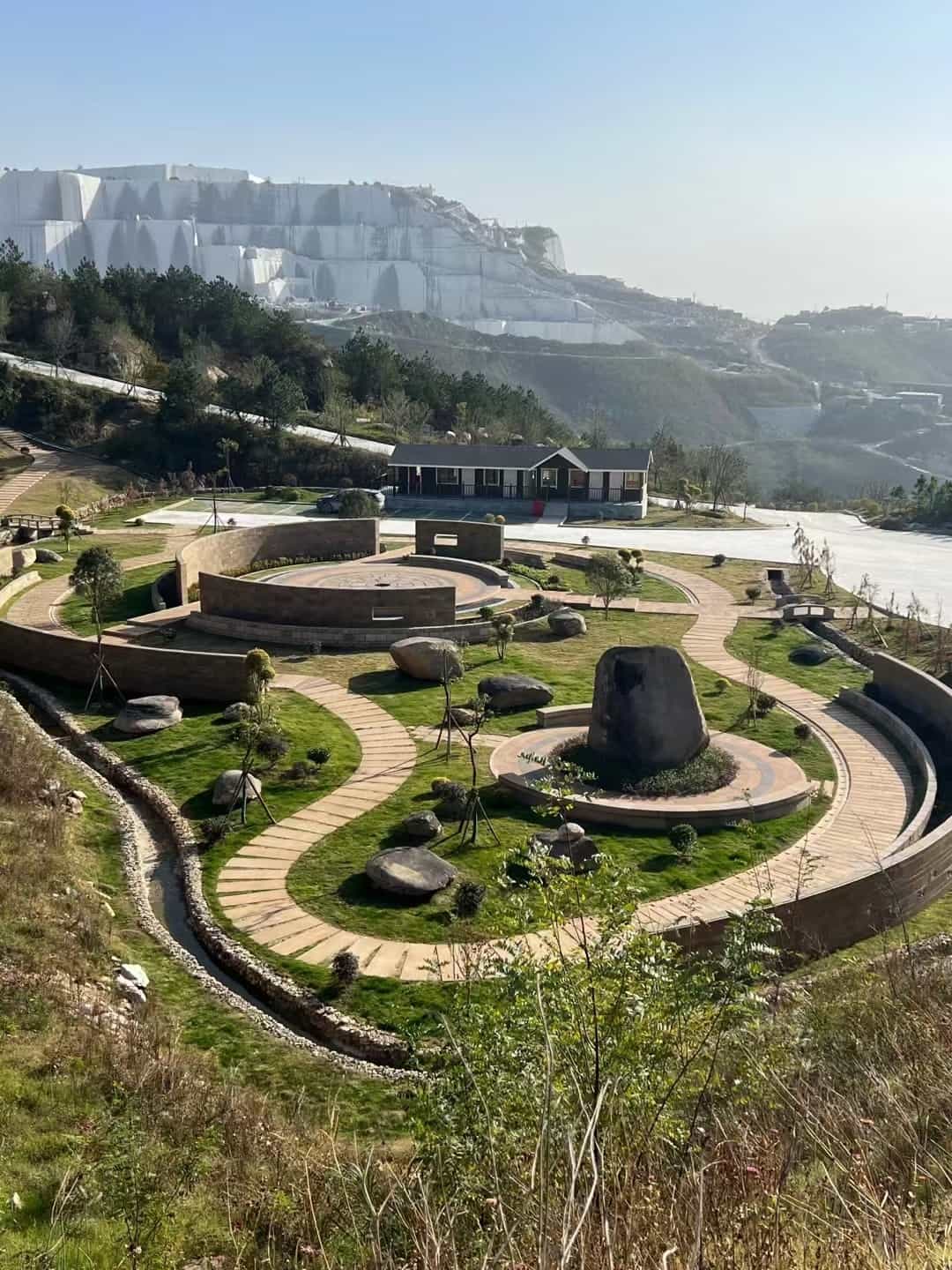 固原仿古石铺装整体效果