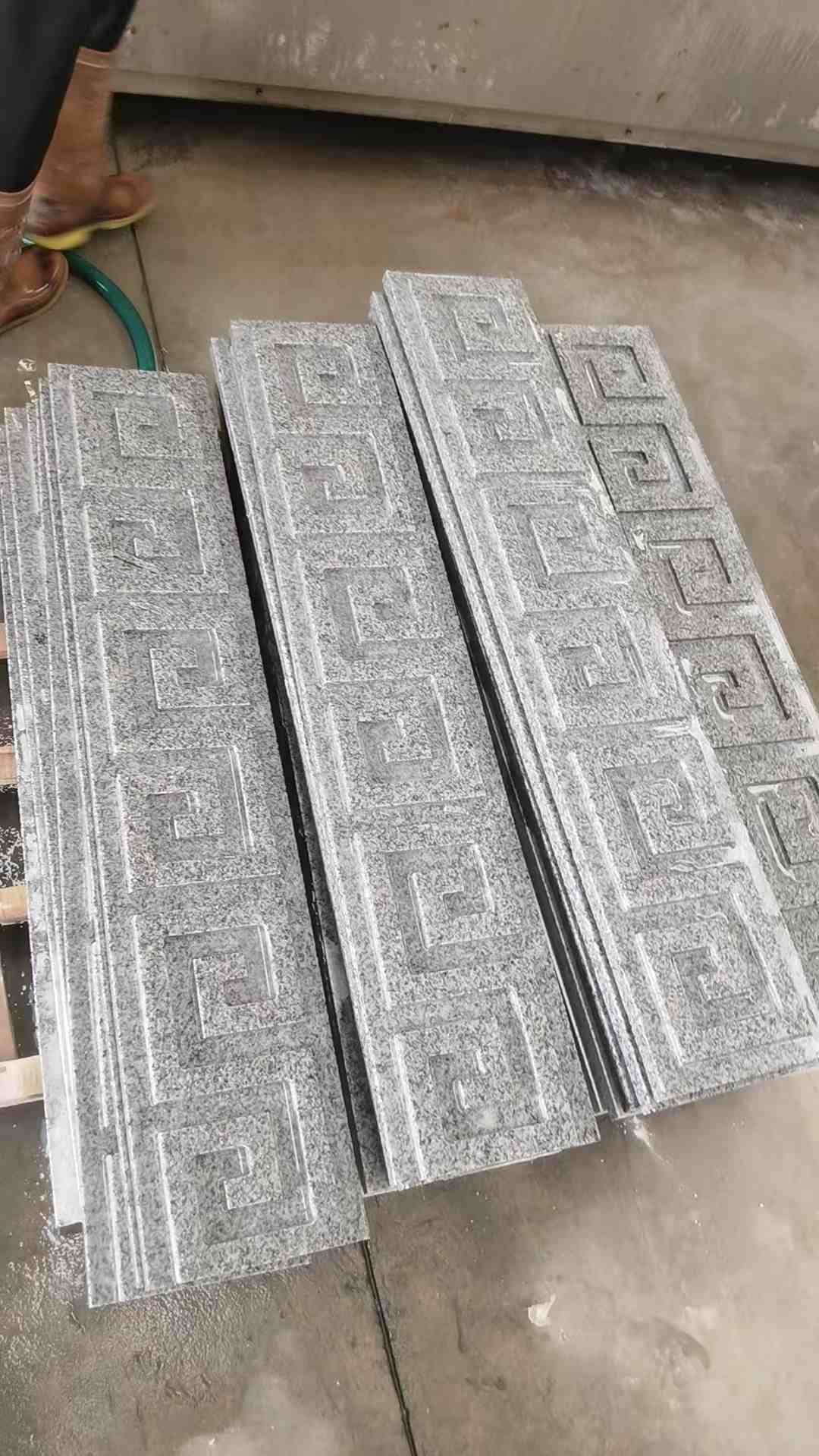 固原 别墅回纹线条，雕刻