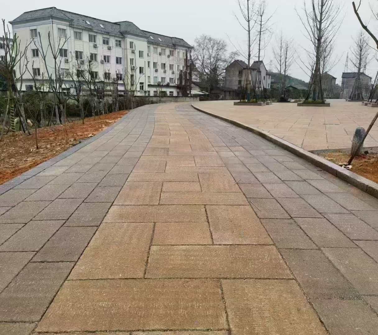 固原仿古石铺装效果