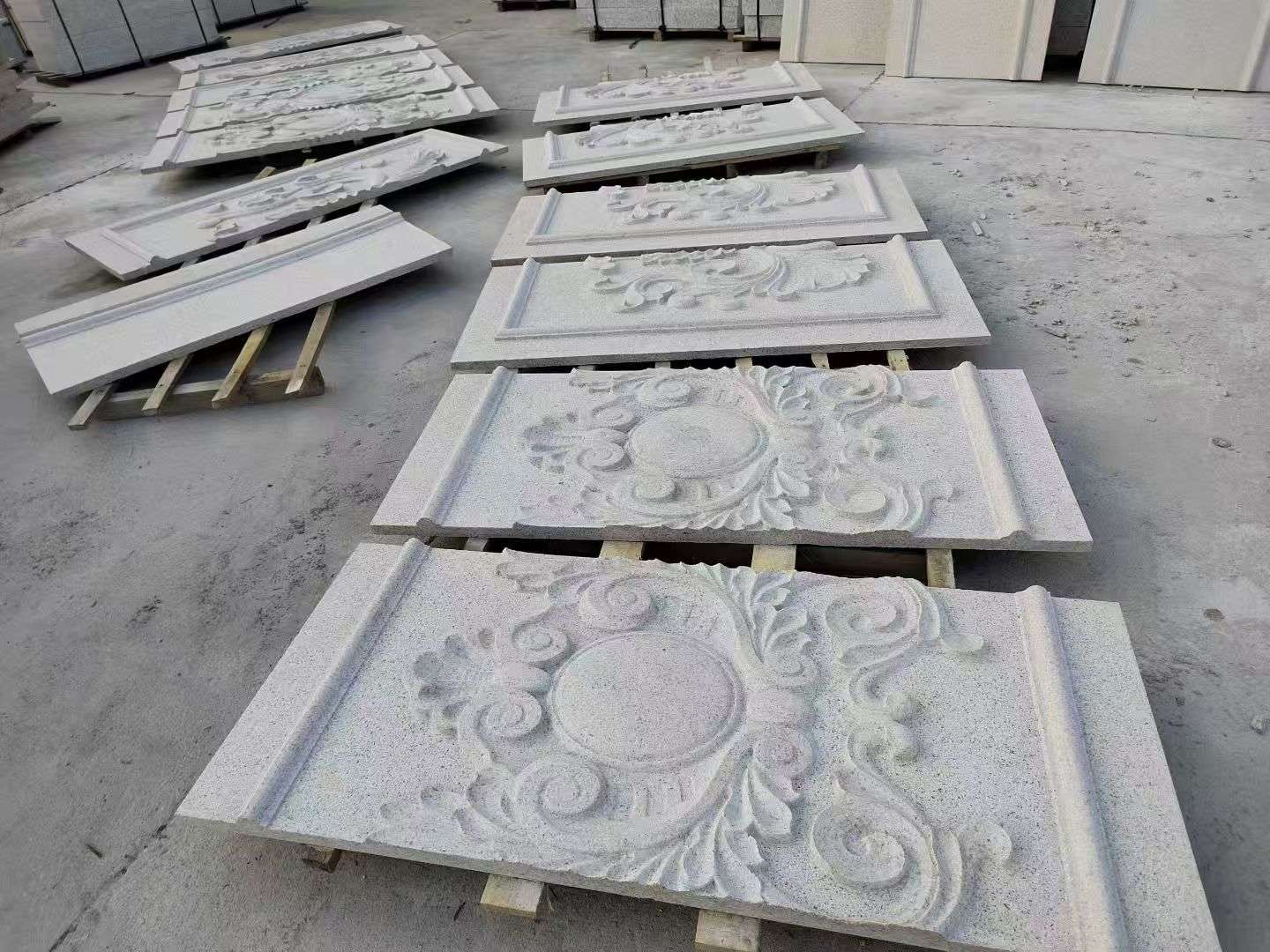 固原 芝麻白干挂雕花板