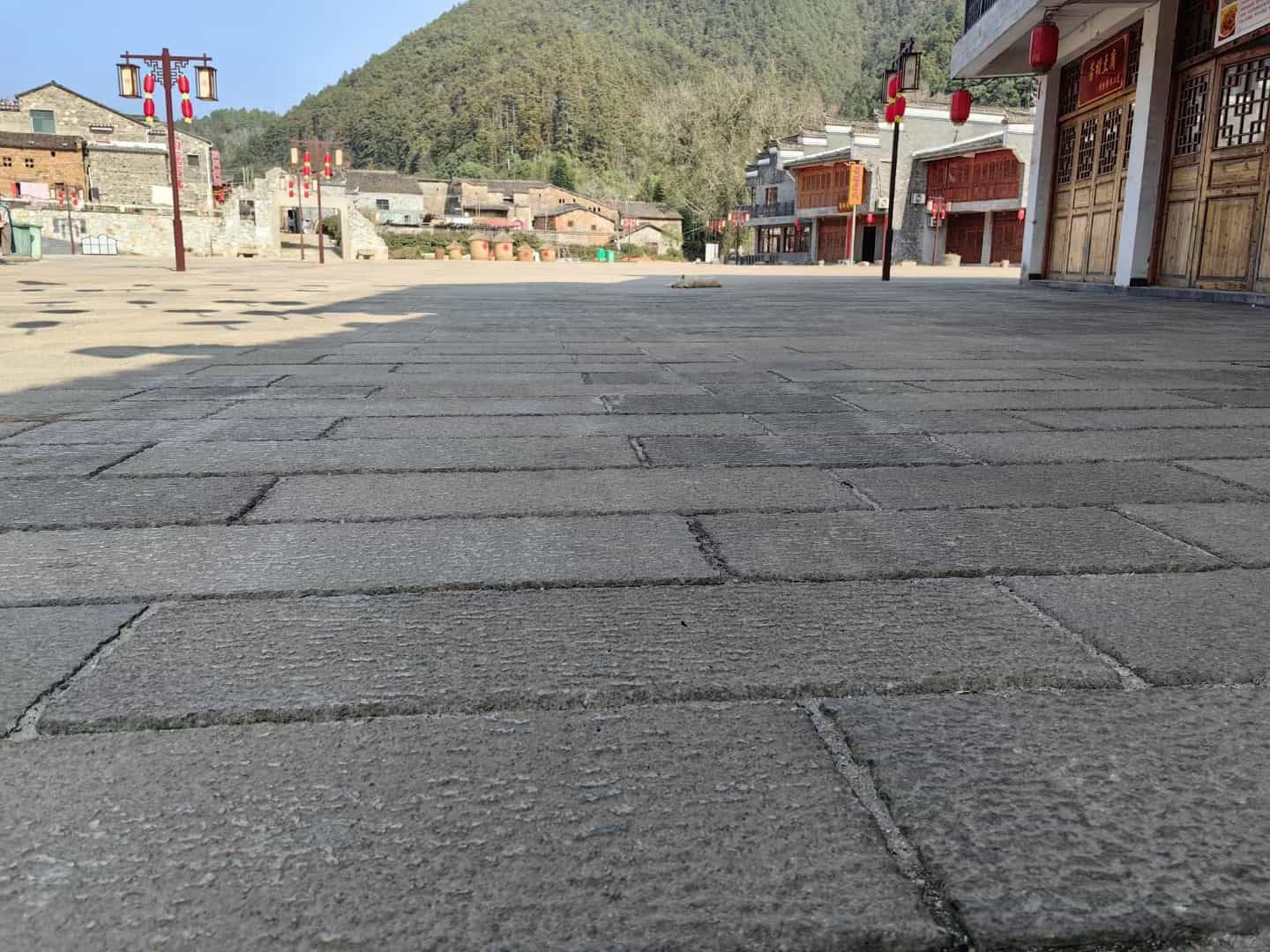 固原仿古石铺装效果