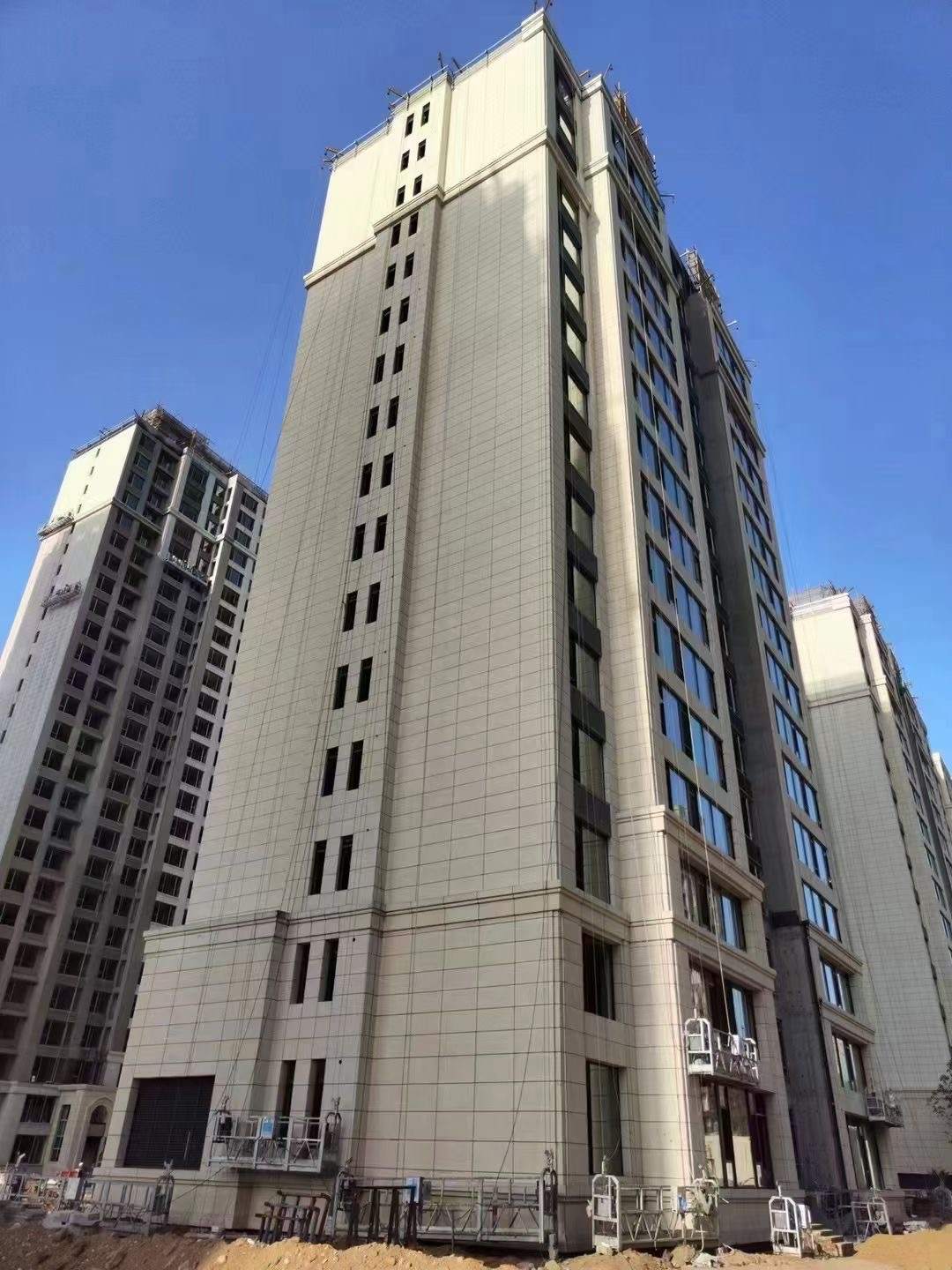 固原黄金麻高端小区，外墙干挂