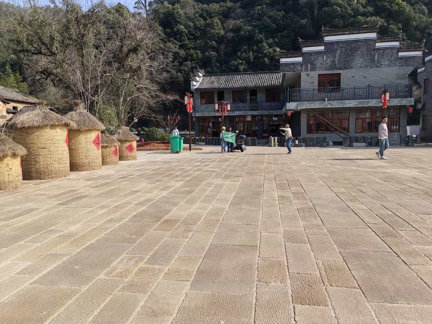固原仿古石铺装效果