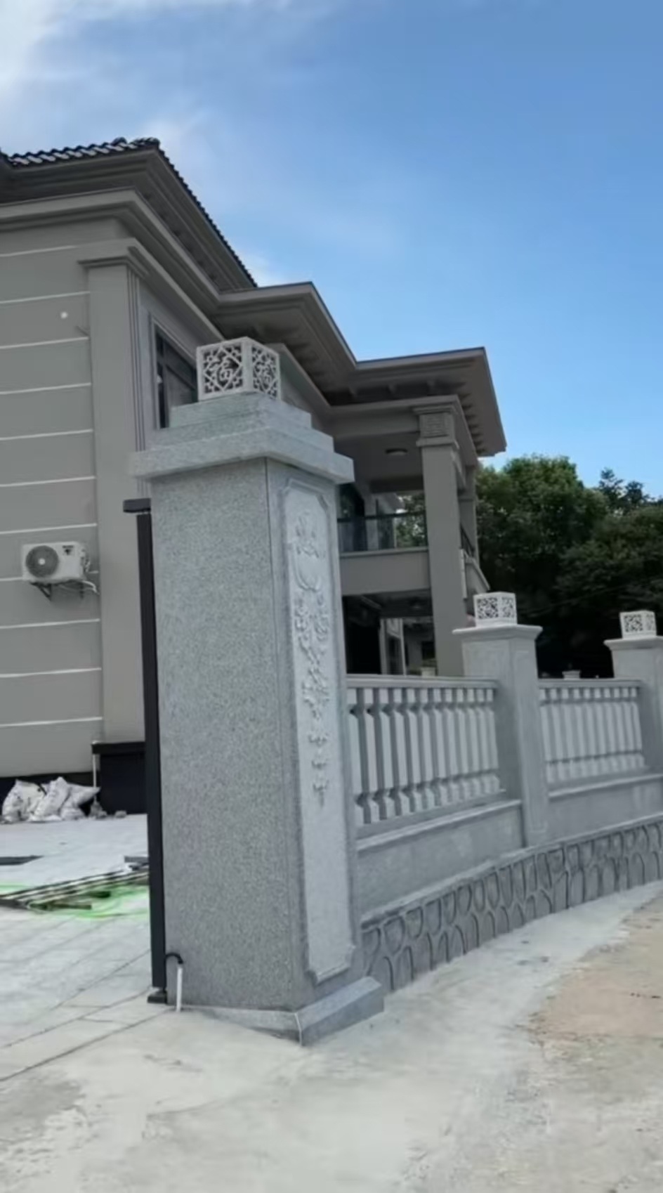 固原 芝麻白别墅围墙栏杆，私人订制