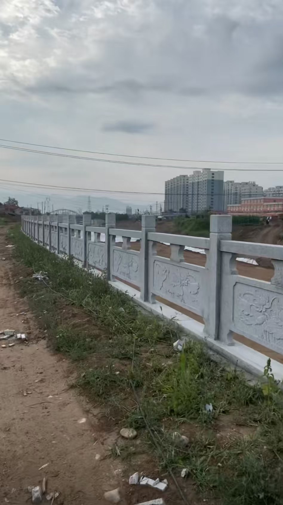 固原 石材河道栏杆